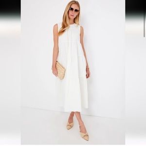 BNWT Tuckernuck POMANDER PLACE White Carmen Dress Size XL ☀️☀️